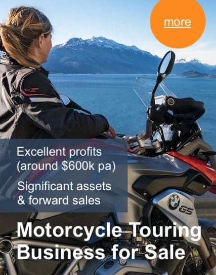 Motorcycle Tours Business for Sale NZ Anywhere