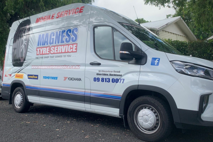 Mobile Tyre Van & Equipment Business Opportunity for Sale Auckland