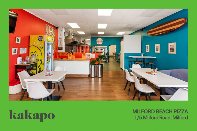 Pizza & Hospitality Site for Sale Milford Auckland 