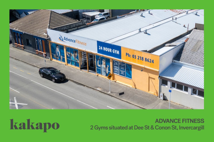 Two Advance Fitness Gym Business for Sale Invercargill