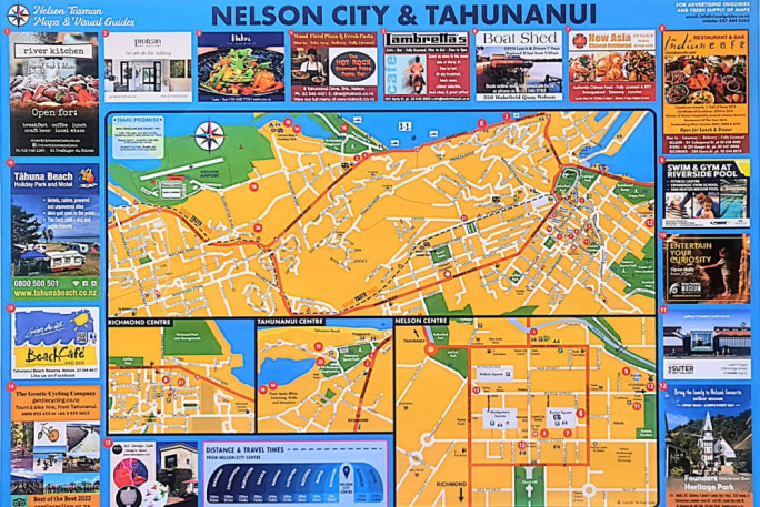 Desktop Map Pads & Guidebook Business for Sale Nelson 