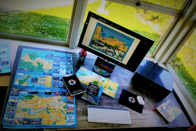 Desktop Map Pads & Guidebook Business for Sale Nelson 