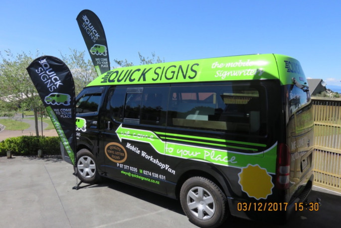 Mobile Sign Writing Workshop Business for Sale Taupo